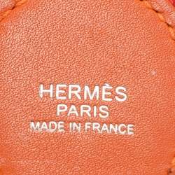 Hermes Orange Swift Leather Berline 21 Bag