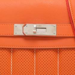 Hermes Orange Swift Leather Berline 21 Bag