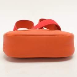 Hermes Orange Swift Leather Berline 21 Bag