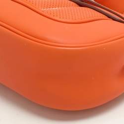 Hermes Orange Swift Leather Berline 21 Bag
