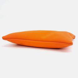 Hermes Orange Neoprene Small Neobain Case 