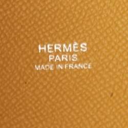 Pre Owned Hermes Jaune Ambre/Brique/Blanc Epsom Leather Picotin Lock Tressage 18 Bag