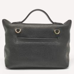 Hermes Noir Taurillon Maurice and Swift Leather Gold Finish 24/24 29 Bag