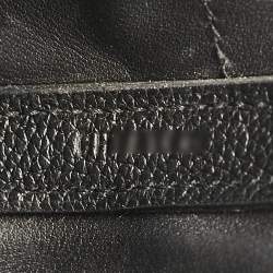 Hermes Noir Taurillon Maurice and Swift Leather Gold Finish 24/24 29 Bag