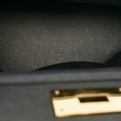 Hermes Noir Taurillon Maurice and Swift Leather Gold Finish 24/24 29 Bag