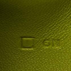Hermes Anis Green Taurillon Togo Leather Dogon Duo Wallet