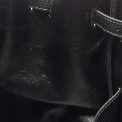 Hermes Noir Togo Leather Gold Finish Birkin 40 Bag