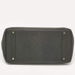 Hermes Noir Togo Leather Gold Finish Birkin 40 Bag