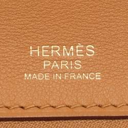 Hermes Jaune Ambre Togo and Swift Leather Gold Tone Finish 24/24 29 Bag