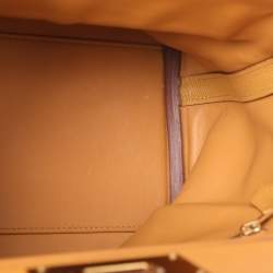 Hermes Jaune Ambre Togo and Swift Leather Gold Tone Finish 24/24 29 Bag