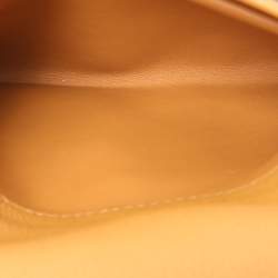 Hermes Jaune Ambre Togo and Swift Leather Gold Tone Finish 24/24 29 Bag