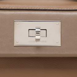Hermes Etoupe Swift Leather Silver Finish 24/24 21 Bag 