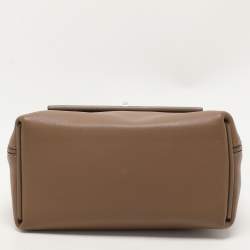 Hermes Etoupe Swift Leather Silver Finish 24/24 21 Bag 