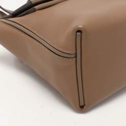 Hermes Etoupe Swift Leather Silver Finish 24/24 21 Bag 
