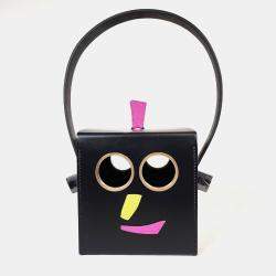 Hermes Petit H Calfskin And Alligator Robot Clutch Permabrass