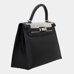 Hermes Toile H Berline/ Swift Kelly 32 Sellier Bag