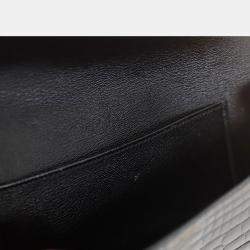 Hermes Shiny Alligator So Black Medor Clutch