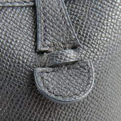 Hermes Black Leather Evelyn Tpm Epsom Shoulder Bag