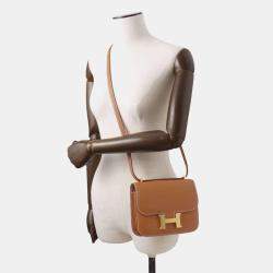 Hermes Miroir Gold Epsom Constance bag Size Mini