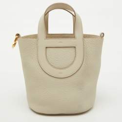 Hermes Beton Taurillon Clemence and Swift Leather In The Loop 18 Bag