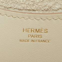 Hermes Beton Taurillon Clemence and Swift Leather In The Loop 18 Bag