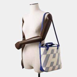 Hermes Blue Royal Toile H Swift Leather H Ambie bag Size Pm