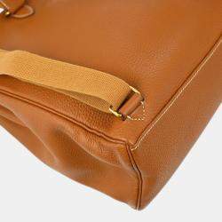 Hermes Gold Togo Kelly Ado GM Backpack