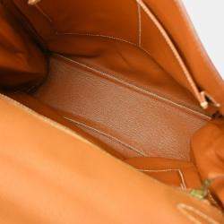 Hermes Gold Togo Kelly Ado GM Backpack