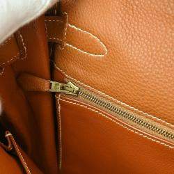 Hermes Gold Togo Kelly Ado GM Backpack