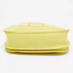 Pre Owned Hermes Lime Epsom Leather Evelyne III PM Bag