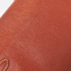 Hermes Brique Epsom Leather Kelly Longue Wallet