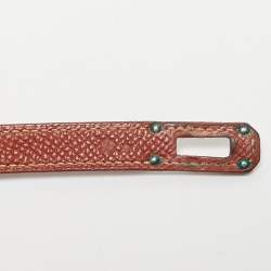 Hermes Brique Epsom Leather Kelly Longue Wallet