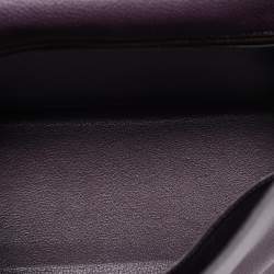 Hermes Raisin Togo Leather Gold Finish Kelly Retourne 32 Bag