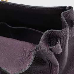 Hermes Raisin Togo Leather Gold Finish Kelly Retourne 32 Bag
