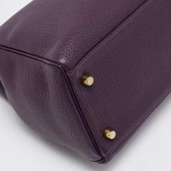 Hermes Raisin Togo Leather Gold Finish Kelly Retourne 32 Bag