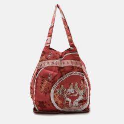 Pre Owned Hermes Multicolor Silky Pop Eco Tote Bag