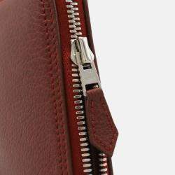 Pre Owned Hermes Red Leather Silky Pop Eco Tote Bag
