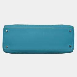 Hermes Leather Kelly Ghillies 35 Bag