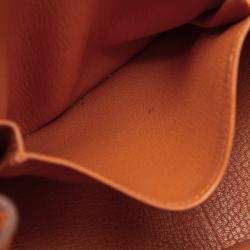 Pre Owned Hermes Potiron Orange Taurillon Clemence Leather Jypsiere 31 Bag