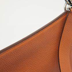 Pre Owned Hermes Potiron Orange Taurillon Clemence Leather Jypsiere 31 Bag