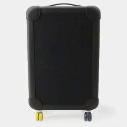 Hermes Black Taurillon Clemence Rolling Mobility Suitcase