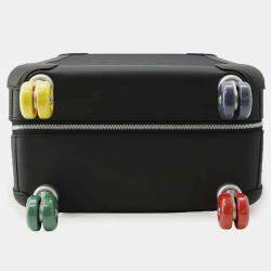 Hermes Black Taurillon Clemence Rolling Mobility Suitcase