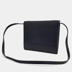 Hermes Black Leather Synetic Togo bag