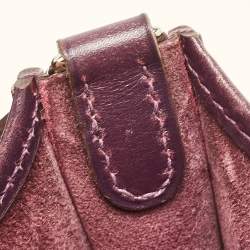 Pre Owned Hermès Raisin Tadelakt Leather Evelyne TPM Bag