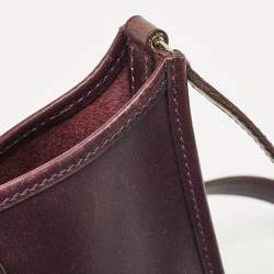 Pre Owned Hermès Raisin Tadelakt Leather Evelyne TPM Bag