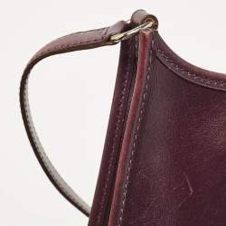 Pre Owned Hermès Raisin Tadelakt Leather Evelyne TPM Bag