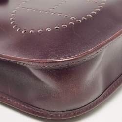 Pre Owned Hermès Raisin Tadelakt Leather Evelyne TPM Bag