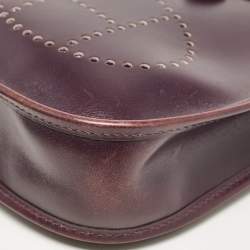 Pre Owned Hermès Raisin Tadelakt Leather Evelyne TPM Bag
