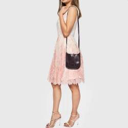 Pre Owned Hermès Raisin Tadelakt Leather Evelyne TPM Bag