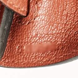 Pre Owned Hermès Cuivre Togo Leather Gold Finish Birkin 25 Bag